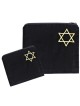 Star of David Tallit and Tefillin Bag - Black | Tallit/Tallis | Judaic